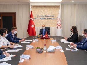 Çalışma ve Sosyal Güvenlik Bakanı Bilgin, Büyükelçi Meyer-Landrut ile görüştü