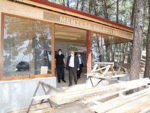 Kızıldağ Mesire alanında çalışmalar sürüyor