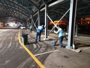 Süleymanpaşa Belediyesi semt pazarlarını dezenfekte etti