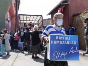 Müge Anlı, ihtiyaç sahibi 500 aileye Ramazan kolisi dağıttı