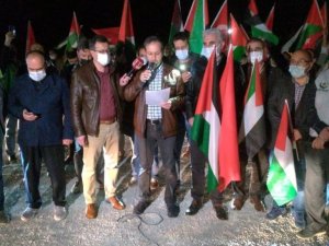 Kütahya’da Filistin’e destek konvoyu