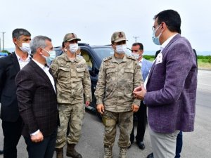 Tüfenkci ve Çınar’dan Jandarma ziyareti