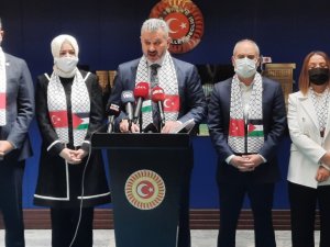 TBMM Türkiye-Filistin Dostluk Grubundan İsrail saldırılarına tepki