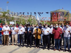 Aydın’da İsrail protestosu
