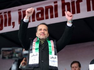 Yeniden Refah Partisi lideri Erbakan’dan ’Filistin’ çağrısı