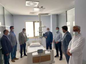 Milletvekili Arvas, 29 yataklı yeni yoğun bakım ünitesini inceledi