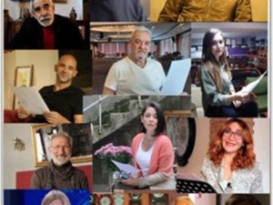 Ünlüler, engelliler için şiir okudu