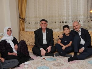 Bakan Soylu, iftarını Kamalı ailesinin evinde açtı