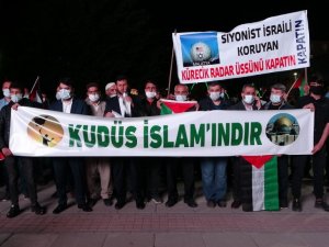Muş’ta İsrail zulmü protesto edildi