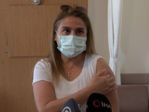 Sağlık çalışanlarının eşleri aşılanmaya başladı