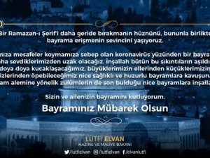 Bakan Elvan vatandaşların Ramazan Bayramı’nı kutladı