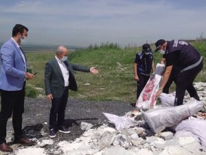 Büyükçekmece Göl havzasına kaçak hafriyat dökümü