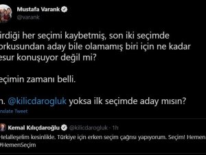 Bakan Varank’tan Kılıçdaroğlu’na erken seçim cevabı: “Seçimin zamanı belli”