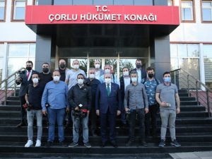 TBMM Başkanı Şentop Çorlu Kaymakamlığını ziyaret etti