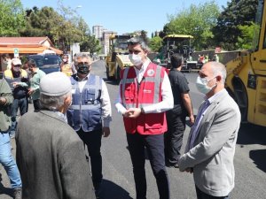 Tapu ve 25 yıllık altyapı sorunu çözülen Soğanlık’ta sıra asfalt çalışmalarında