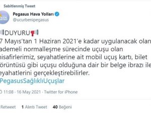 İç hat uçuşlarında izin belgesi ibrazında değişiklik