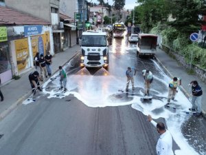 Buca yollarında temizlik seferberliği