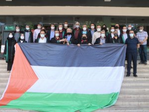 Malatya’da hukukçular İsrail’in Filistin halkına yaptığı zulmü kınadı