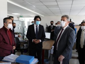 Başkan Palancıoğlu, belediye personeli ile bayramlaştı