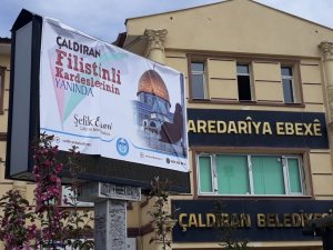 Çaldıran’dan Filistin’e destek