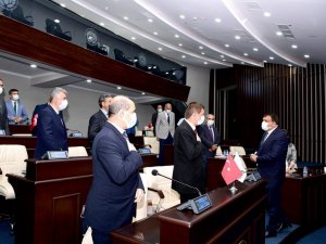 Başkan Gürkan, yönetici kadrosuyla bayramlaştı