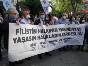 Başkent’te İsrail’in zulmüne karşı tepkiler devam ediyor