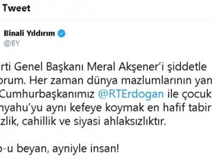 Binali Yıldırım’dan Meral Akşener’in ifadelerine sert tepki