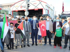 Niğde’de Kudüs’e destek konvoyu