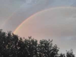 İstanbul’da yağmur sonrası gökkuşağı sürprizi