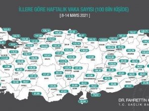 Bilecik haftalık vaka sayısında ilk 5’e girdi