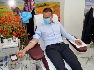 Ağrı’da Kızılay’a kan bağışı kampanyası düzenlendi