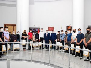 AK Gençlik’ten Başkan Gürkan’a ziyaret