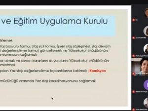 Söke Sağlık Hizmetleri MYO’da hizmet içi eğitim toplantıları gerçekleşti
