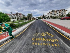 Çankaya Belediyesi asfalt sezonuna hızlı başladı
