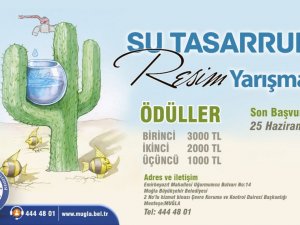 Muğla Büyükşehirden su tasarrufu resim yarışması