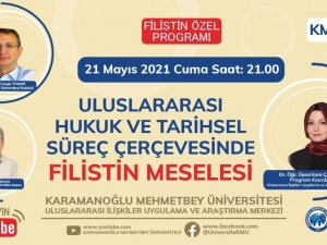 KMÜ’de Filistin özel yayını yapılacak