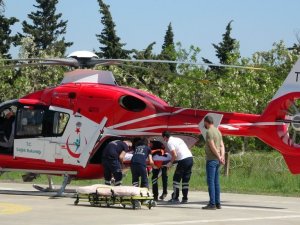 Ambulans helikopter bir günde 6 hastanın yardımına yetişerek rekor kırdı