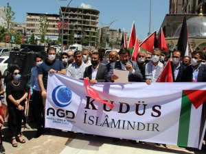 İsrail’in saldırıları Şırnak’ta protesto edildi