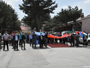 Arapgir’de İsrail’e tepki için yürüyüş düzenlendi