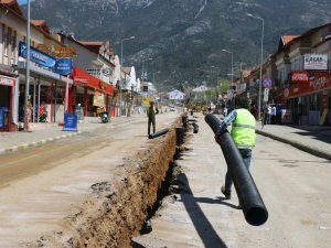 Hisarönü Ovacık Kanalizasyon hattının 84 kilometresi tamamlandı