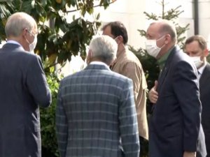 Cumhurbaşkanı Erdoğan, AK Parti İstanbul İl Başkanlığı’na geldi