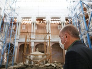 Cumhurbaşkanı Erdoğan, İstanbul’da çeşitli yerlerde incelemelerde bulundu