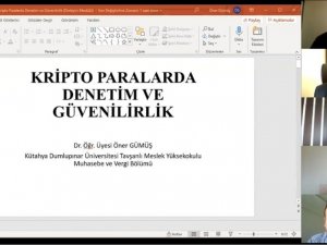 Tavşanlı MYO’da “Kripto Paralarda Denetim Güvenilirlik” konulu söyleşi