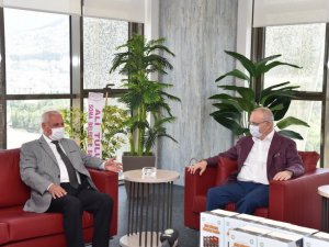 Başkan Ergün Soma heyetini ağırladı