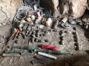 Pençe Yıldırım operasyonunda ele geçirilen mühimmatların sayısı artıyor