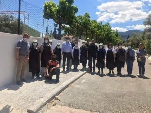 Karacasu’ya renk katan çalışma tüm hızıyla devam ediyor