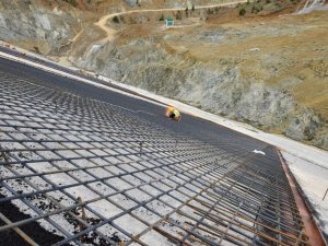 Mersin Sorgun Barajı’nda çalışmalar aralıksız devam ediyor