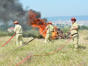 Çanakkale’de ‘büyük orman yangını’ tatbikatı