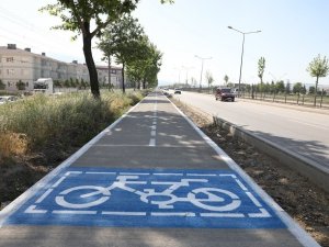 İnegöl’de bisiklet yolunda ikinci etap çalışmaları başladı