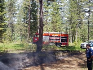 Atılan sigara izmariti ormanı alev topuna çevirmeden söndürüldü